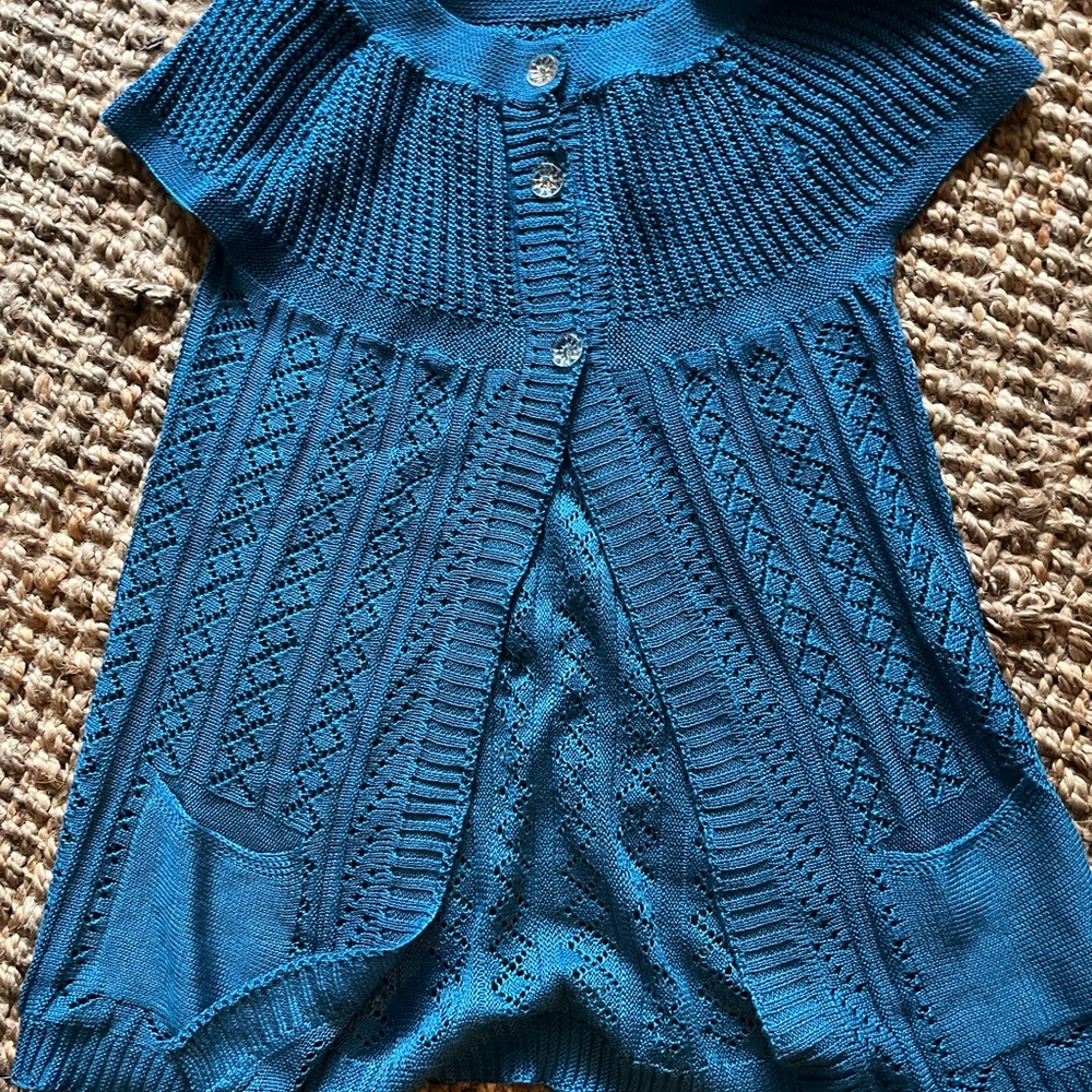 Elegant Blue Women's Sweater